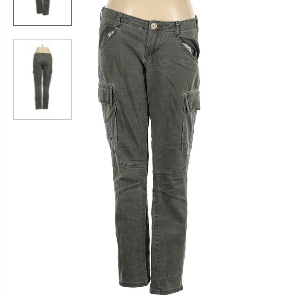 low waist cargos